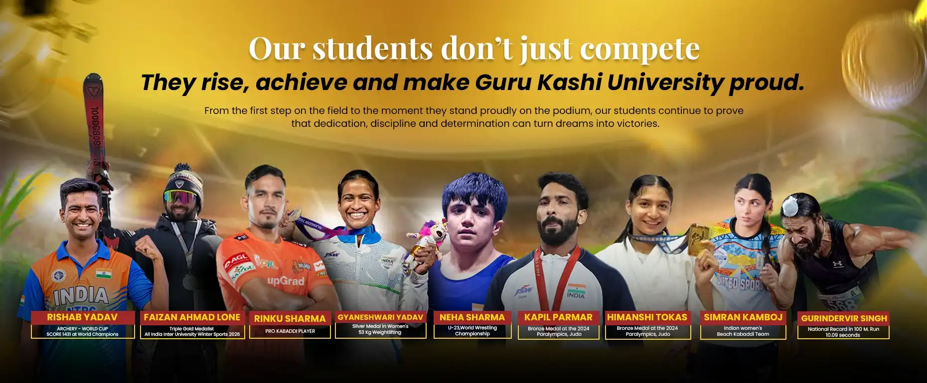Guru Kashi University Sports Champions