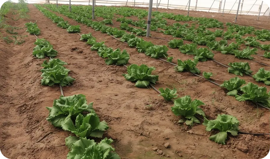 Cultivation of Cauliflower Drip Irrigation