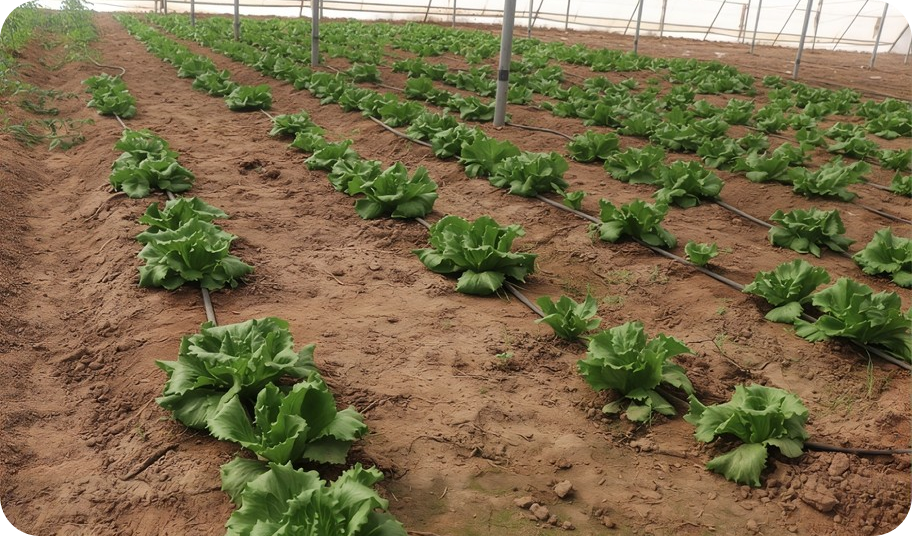 Cultivation of Cauliflower Drip Irrigation