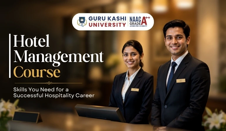Students developing essential skills for a successful career in hotel management and hospitality.
