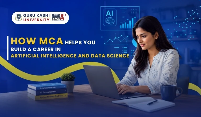 MCA student developing AI and Data Science skills